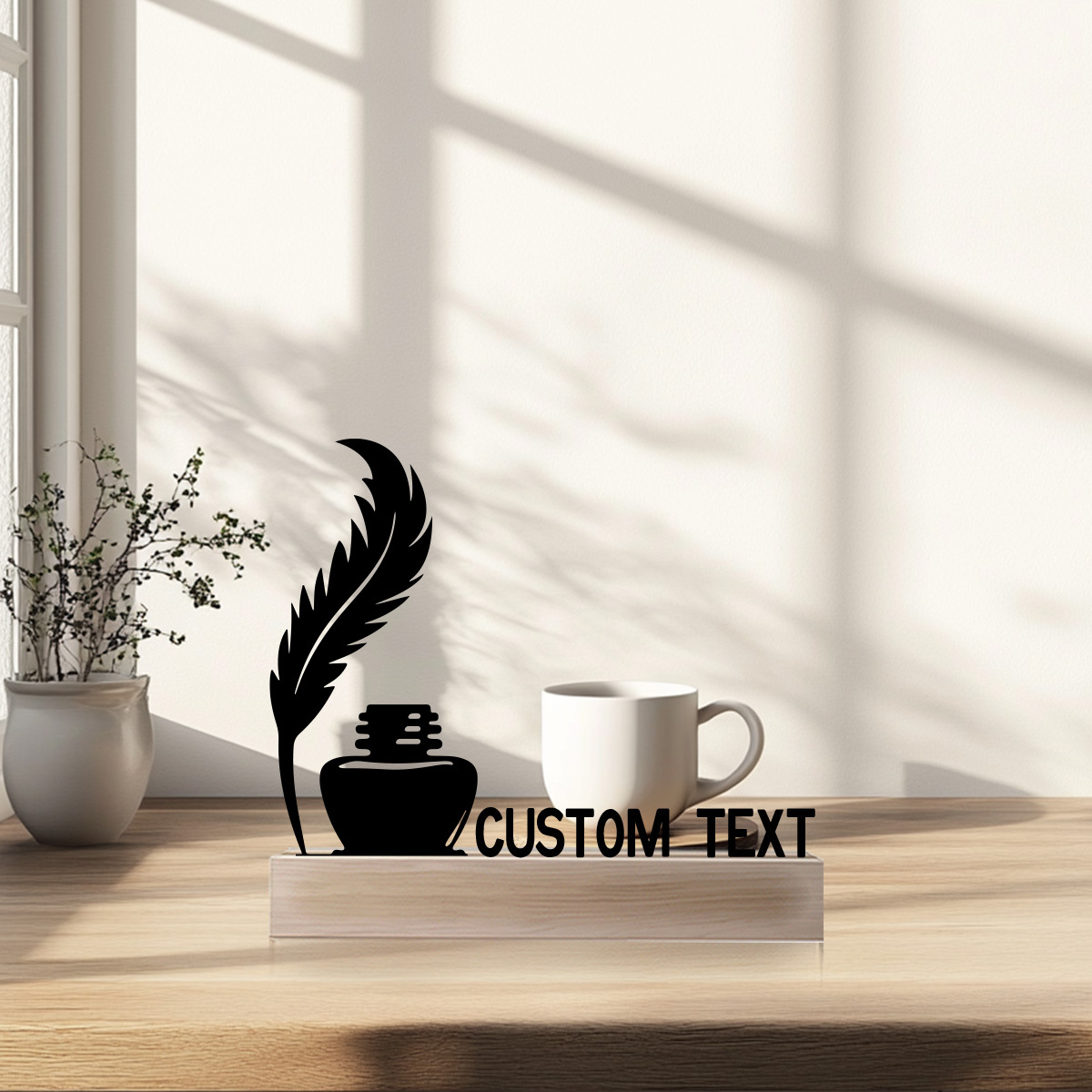 Office Furniture Names - لوحة اسم معدنية مخصصة للمكتب بتصميم