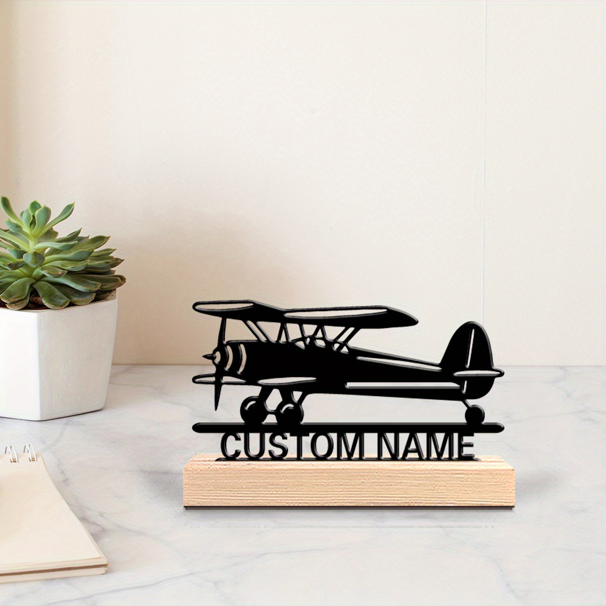 Office Furniture Names - تمثال طائرة شراعية معدني مخصص للديكور