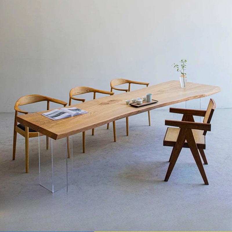 طاولة عائمة من الخشب الصلب وال - مراجعة Office Furniture Desk وسعره