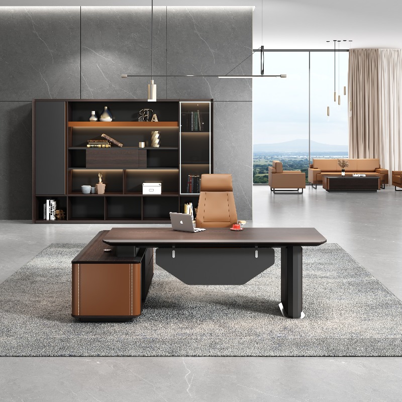 مكتب تنفيذي على شكل حرف L بتصم - مراجعة Office Furniture Manufacturers وسعره