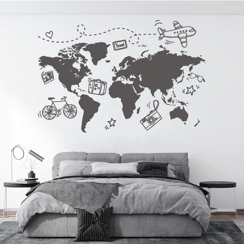 الذهاب السفر خريطة العالم الجد - مراجعة Office Furniture World وسعره