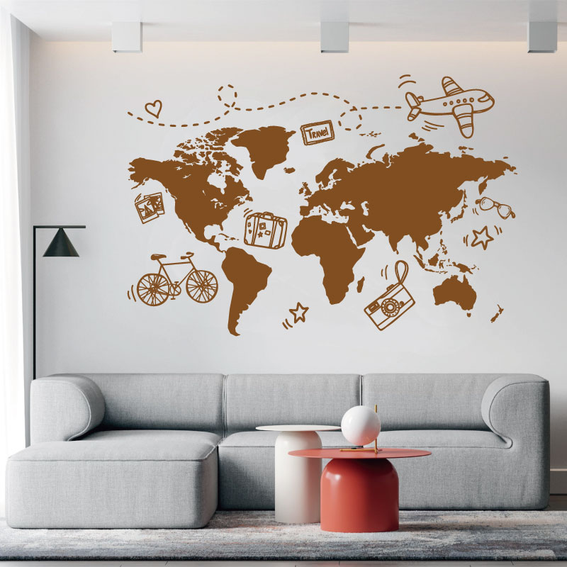 الذهاب السفر خريطة العالم الجد - مراجعة Office Furniture World وسعره