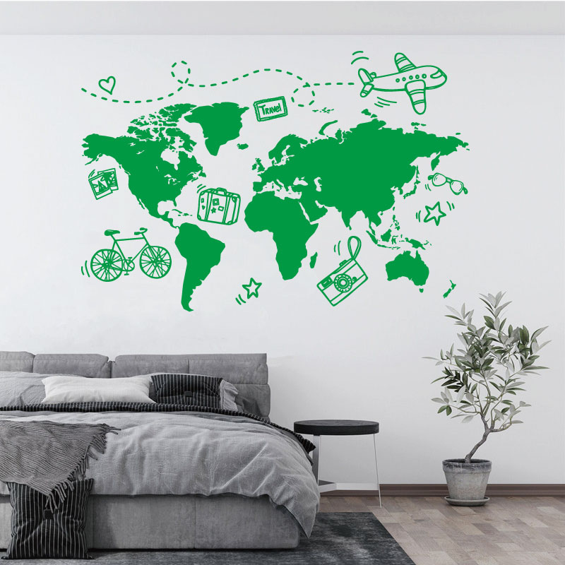 الذهاب السفر خريطة العالم الجد - مراجعة Office Furniture World وسعره
