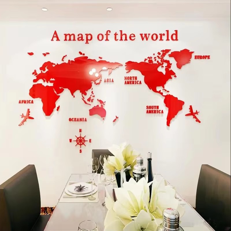 ملصق جداري ثلاثي الأبعاد من ال - مراجعة Office Furniture World وسعره