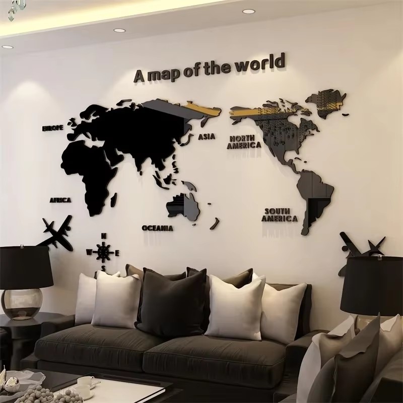 ملصق جداري ثلاثي الأبعاد من ال - مراجعة Office Furniture World وسعره