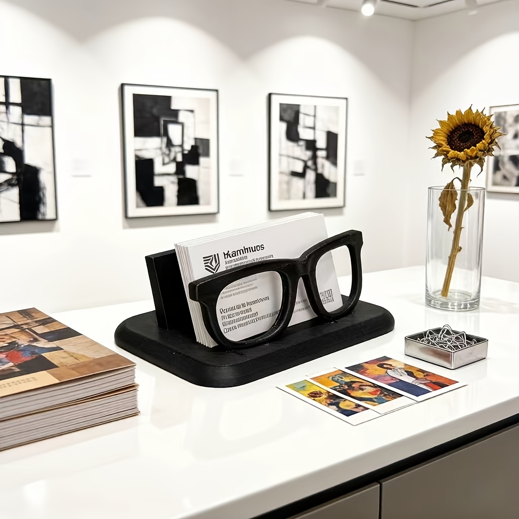 حامل بطاقات عمل بتصميم نظارات  - مراجعة Office Furniture Names وسعره