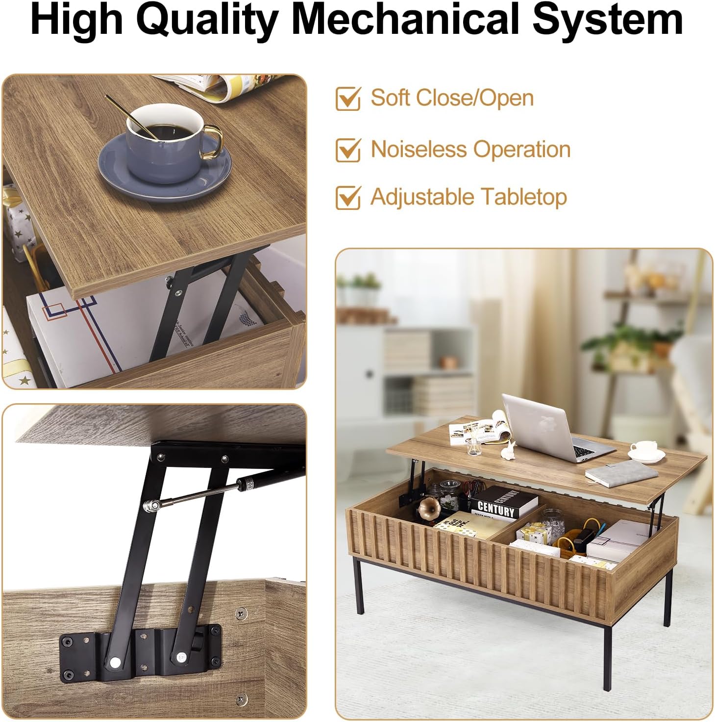 طاولة قهوة خشبية قابلة للرفع م - مراجعة Office Furniture Removal وسعره