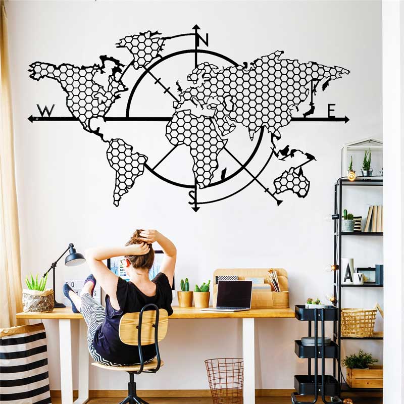 العسل هندسية خريطة العالم البو - مراجعة Office Furniture World وسعره