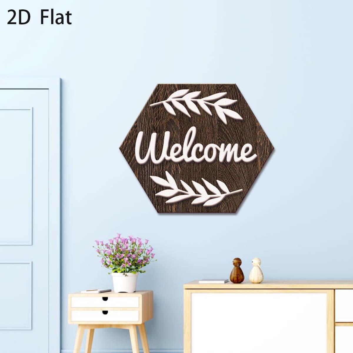 لوحة اسم خشبية ترحيبية بتصميم  - مراجعة Office Furniture Names وسعره