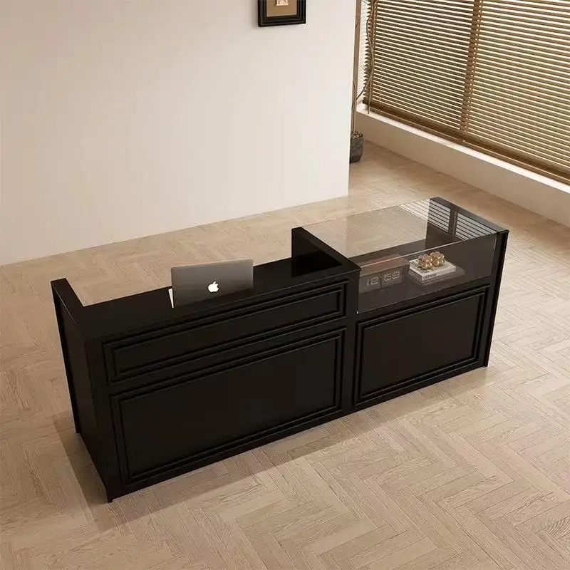 مكتب استقبال عصري مخصص لمتاجر  - مراجعة Office Furniture Desk وسعره