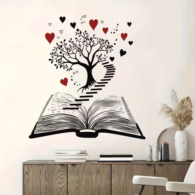 ملصق جداري على شكل قلب أسود -  - مراجعة Office Furniture World وسعره